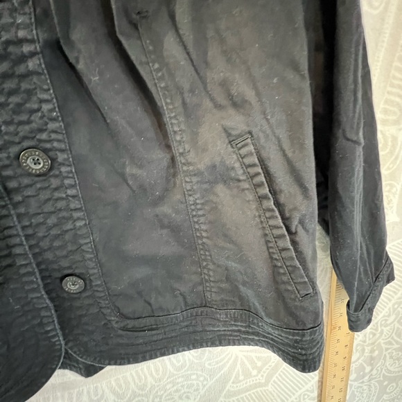 COLDWATER CREEK 1X BLACK BLAZER JACKET EUC WARM LAYER CUTE - Picture 9 of 15